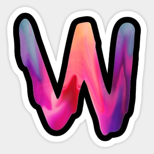 W Sticker